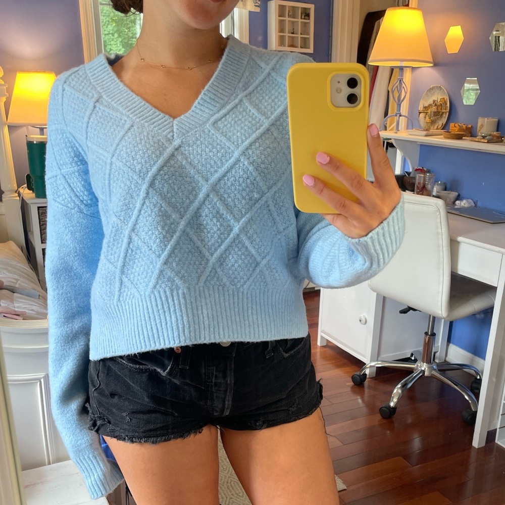 Sincerely jules brand new blue sweater. Never been worn.
